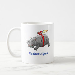 Verjaardag van Rocket Hippo Koffiemok