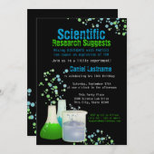 Verjaardag van Science Lab Kaart (Voorkant / Achterkant)