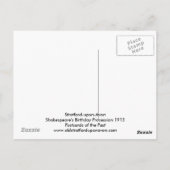 Verjaardag van Shakespeare, 1913 Briefkaart (Achterkant)