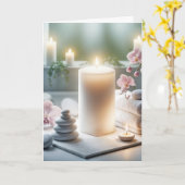 Verjaardag van Spa Kaart (Gele Bloem)