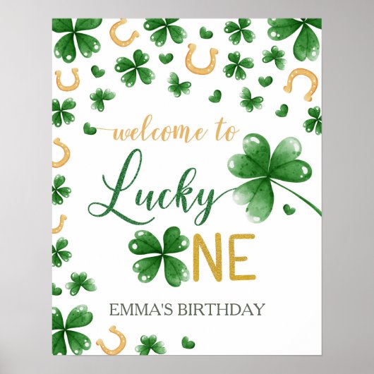 Verjaardag van St. Patrick Lucky One Poster (Voorkant)