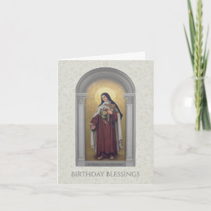 Verjaardag van St. Therese van het Kind Jezus Kaart