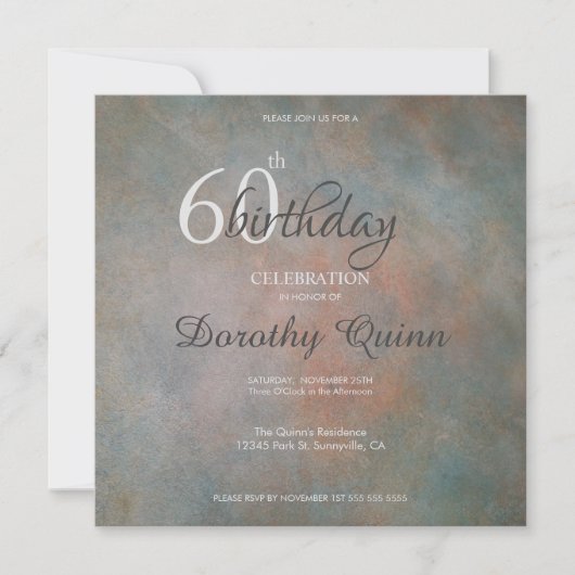  verjaardag van Sunset Clouds Kaart (Voorkant)