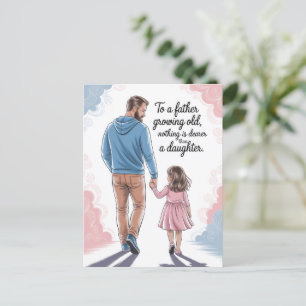 Verjaardag van vader en dochter Kaart