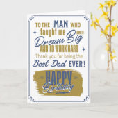 Verjaardag van vader Hartelijke Kaart (Gele Bloem)