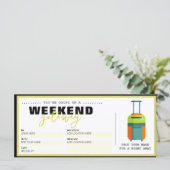 Verjaardag Verrassing Reiscadeaubon (Staand voorkant)