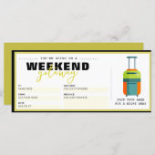 Verjaardag Verrassing Reiscadeaubon (Voorkant / Achterkant)