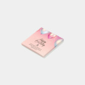 Verjaardag vieren post-it® notes (Schuin)