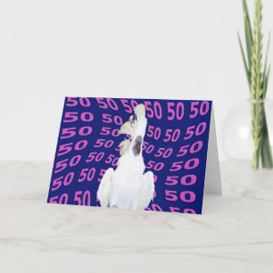 Verjaardag vijftig kaart
