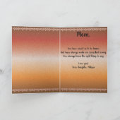 Verjaardag Vlindermoeder Kaart (Binnen)