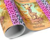 Verjaardag voor 4 jaar cadeaupapier (Rol Hoek)