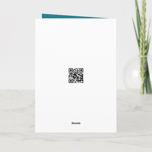 Verjaardag voor neef Flaming Basketbal in het Net Kaart (Achterkant)