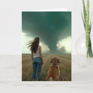 Verjaardag voor Storm Chaser Kaart