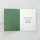 Verjaardag Vriendschap Lucky Clovers Kaart (Binnen)