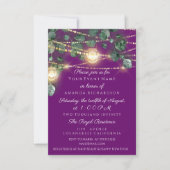 Verjaardag Vrijgezellenfeest Licht Jar Paarse Mais Kaart (Voorkant)