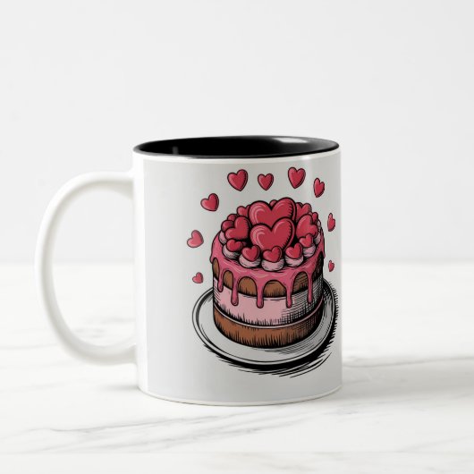 Verjaardag Waterflessen Tweekleurige Koffiemok (Links)