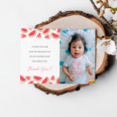 Verjaardag Watermeloen, Eén in een Meloen Dankkaar Kaart