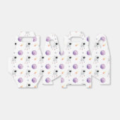 Verjaardag waterverf astronaut Galaxy Bedankdoosjes (Uitgevouwen)