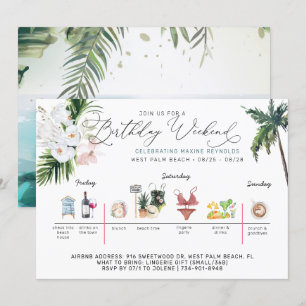 Verjaardag Weekend Route   Palm Beach Kaart