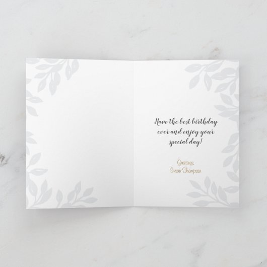 Verjaardag Wenskaart Proost op 65 jaar! Kaart (Binnen)