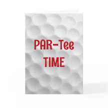Verjaardag Witte Golfbal Gerimpeld Ontwerp