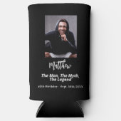 Verjaardag zwart wit foto man myth legende (Voorkant)