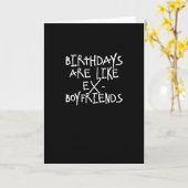 Verjaardagen zijn als een grappige kaart voor ex-v (Gele Bloem)