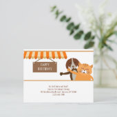 Verjaardagkaart voor dierenartsen briefkaart (Staand voorkant)