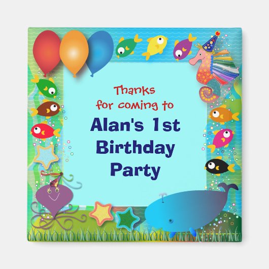 Verjaardagmagneten: 002 magneet (Voorkant)