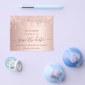 Verjaardags blush roze glitters budget Save the Da Flyer (Enkel)