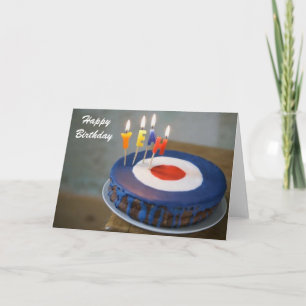 verjaardags cake kaart