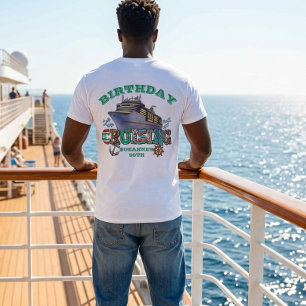 Verjaardags Cruise Groeps Evenement Aangepast T-shirt