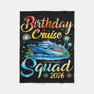 Verjaardags Cruise Squad 2026 Cruise Verjaardagsfe Fleece Deken
