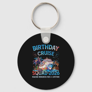 Verjaardags Cruise Squad 2026 Feest Crew Aan Boord Sleutelhanger
