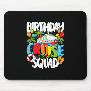 Verjaardags Cruise Squad Grappige Zee Trip Mannen Muismat