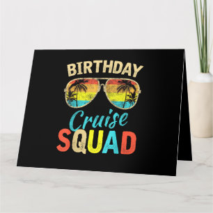 Verjaardags Cruise Squad Kaart