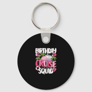Verjaardags Cruise Squad Schattige Zee Reis Vrouwe Sleutelhanger