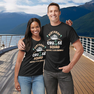 Verjaardags Cruise Team T-shirt