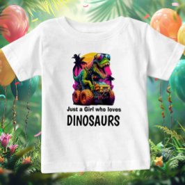 Verjaardags Dino T-shirt voor je kleine lieverd