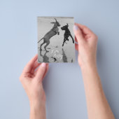 Verjaardags Honden Flyer (Hand)