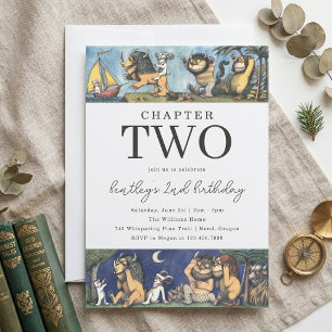 Verjaardags Hoofdstuk Thema van Storybook Wild Thi Kaart