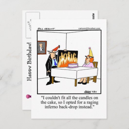 Verjaardags Humor Kaart "Spectickles" (Voorkant / Achterkant)