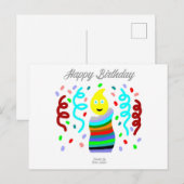 Verjaardags Kaars Groeten Ansichtkaart Briefkaart (Voorkant / Achterkant)