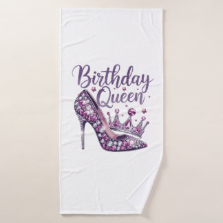 Verjaardags Koningin Badhanddoek