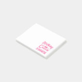 Verjaardags Koningin in Quarantaine Post-it® Notes (Schuin)