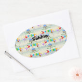 Verjaardags label & sticker (Envelop)