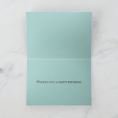 Verjaardags Peacock Kaart (Binnen)