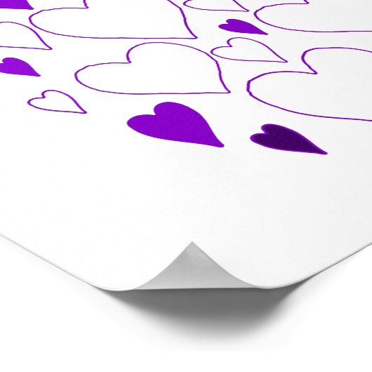 Verjaardags Poster voor Gastboek 40 jaar (Hoek)