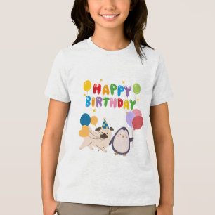 Verjaardags T-shirt voor kinderen - leuk ontwerp v