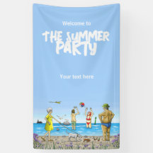 Verjaardags Zomer Strandfeest